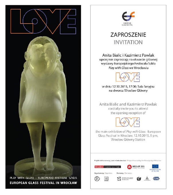 LOVE - otwarcie głównej wystawy Europejskiego Festiwalu Szkła 